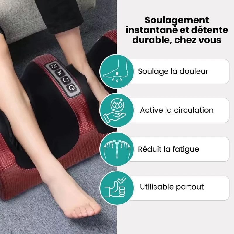 Appareil de Massage des Pieds | Chauffant & Relaxation Musculaire