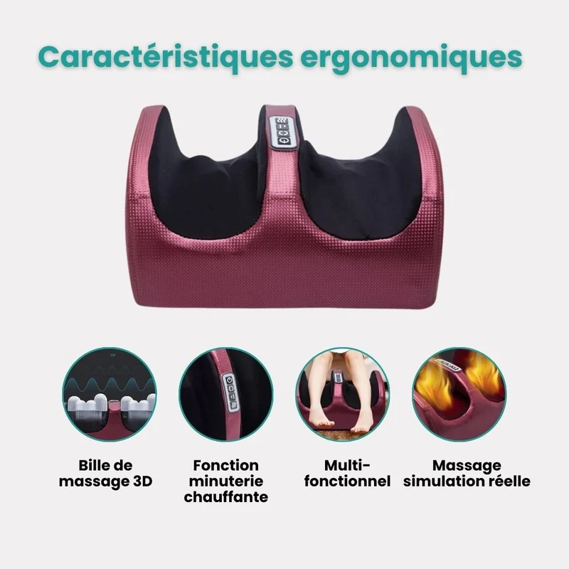 Appareil de Massage des Pieds | Chauffant & Relaxation Musculaire