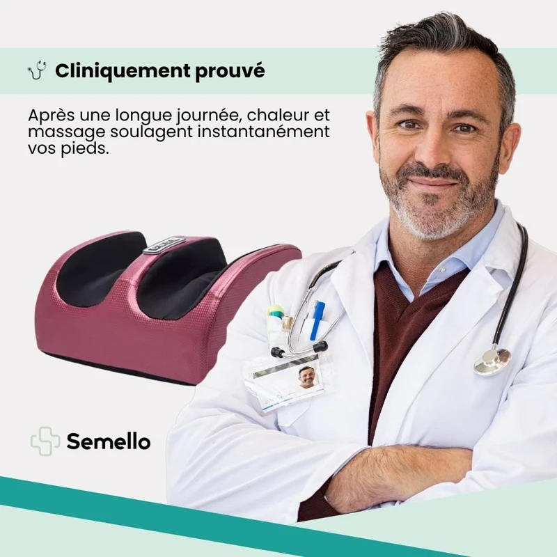 Appareil de Massage des Pieds | Chauffant & Relaxation Musculaire