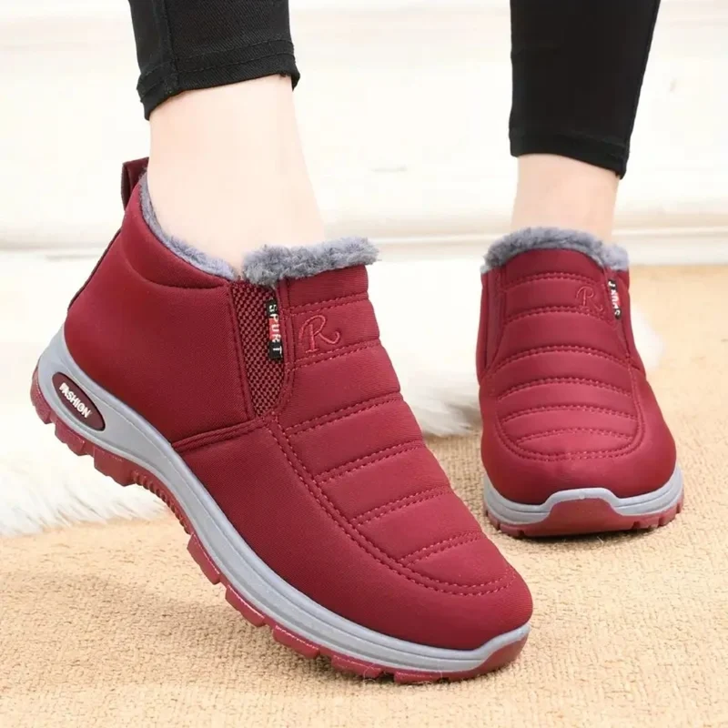 Chaussures d'hiver confortable femme | Chaudes et faciles à porter