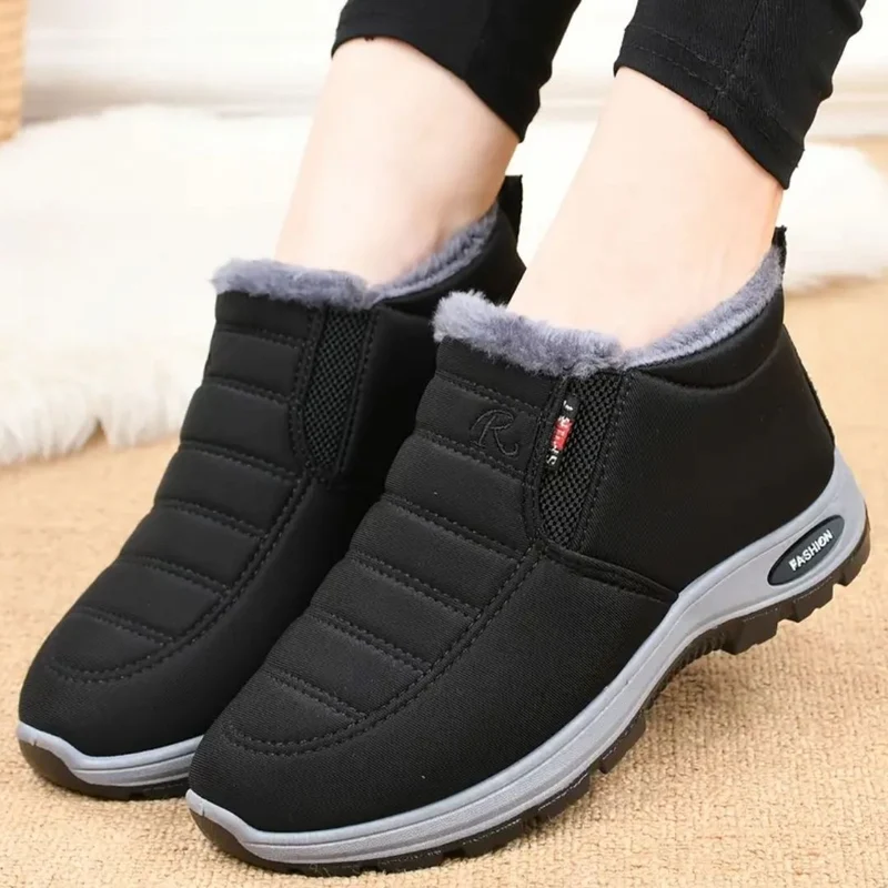 Chaussures d'hiver confortable femme | Chaudes et faciles à porter