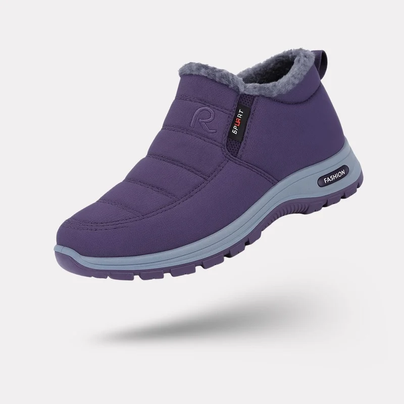 Chaussures d'hiver confortable femme | Chaudes et faciles à porter