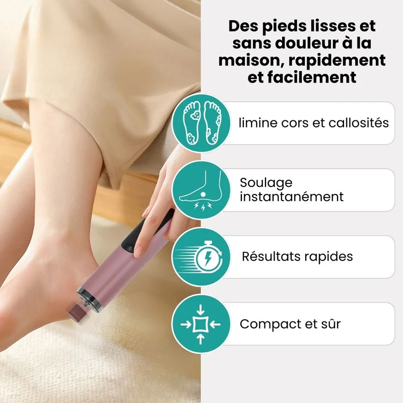 Râpe Anti-Cors Professionnelle | Pieds Doux & Sains