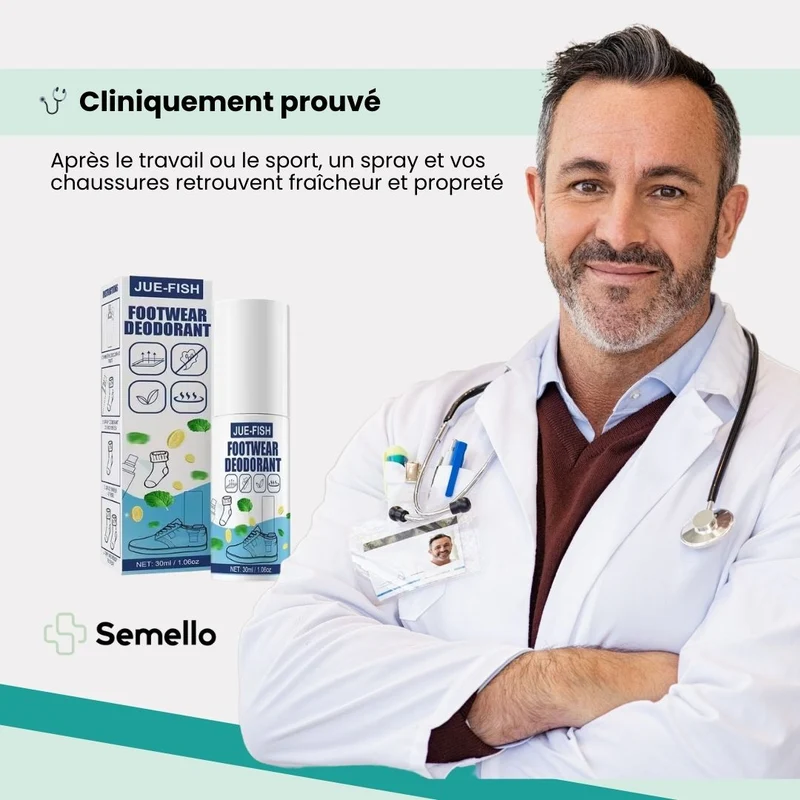 Déodorant Antibactérien pour Chaussures | Élimine les Odeurs