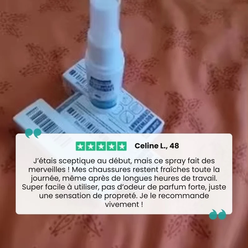 Déodorant Antibactérien pour Chaussures | Élimine les Odeurs