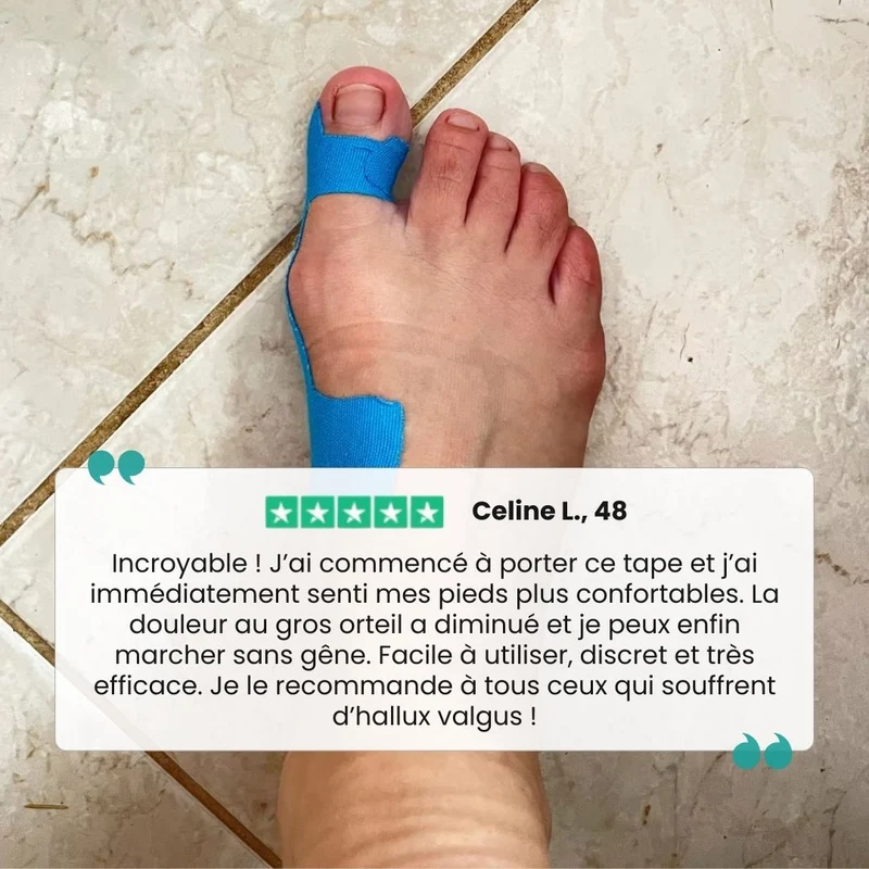 Tape pour Hallux Valgus | Soulagement & Correction