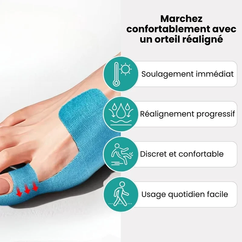 Tape pour Hallux Valgus | Soulagement & Correction