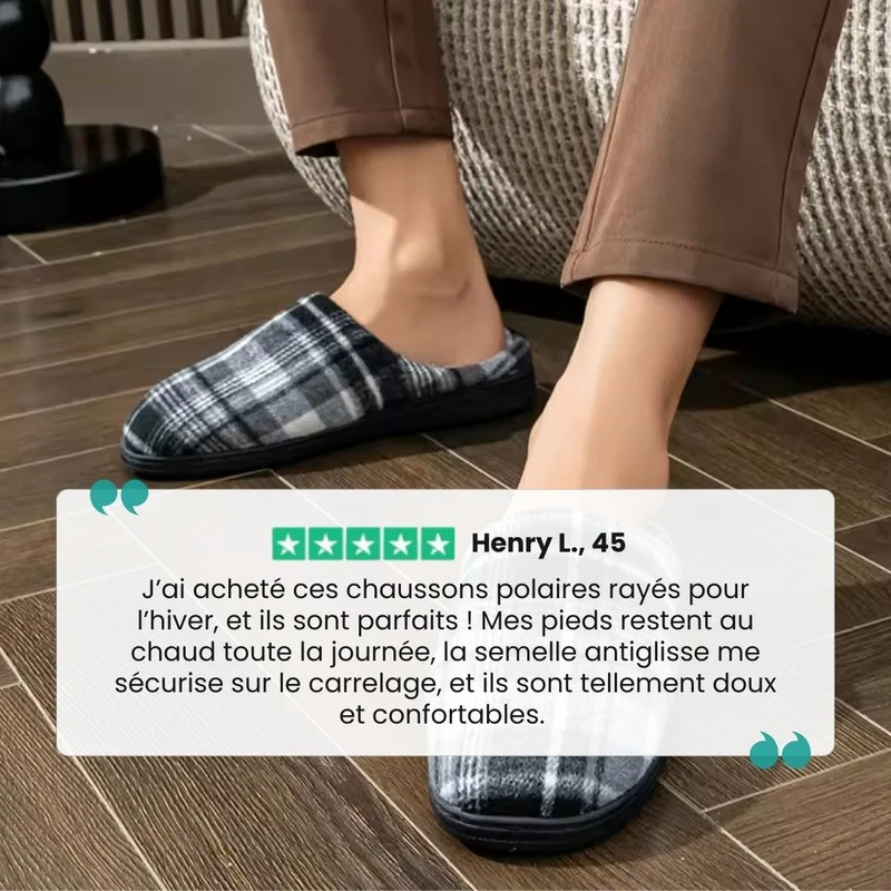 Chaussons Orthopédiques Polaires | Antiglisse & Chaleur