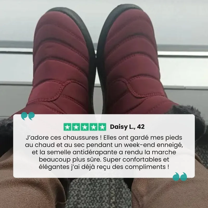 Bottes d'hiver imperméables femme | Chaudes & élégantes