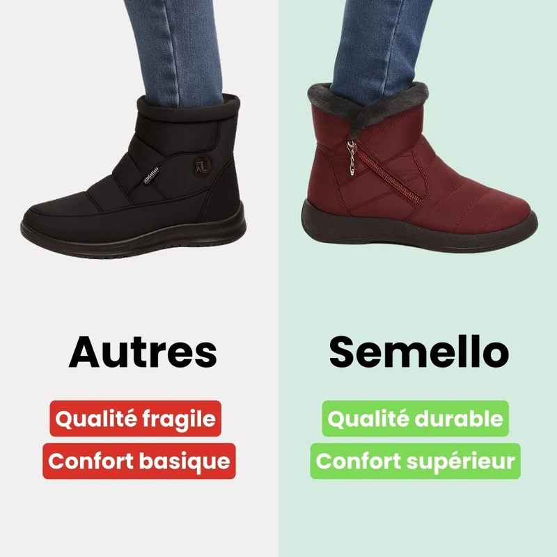 Bottes d'hiver imperméables femme | Chaudes & élégantes
