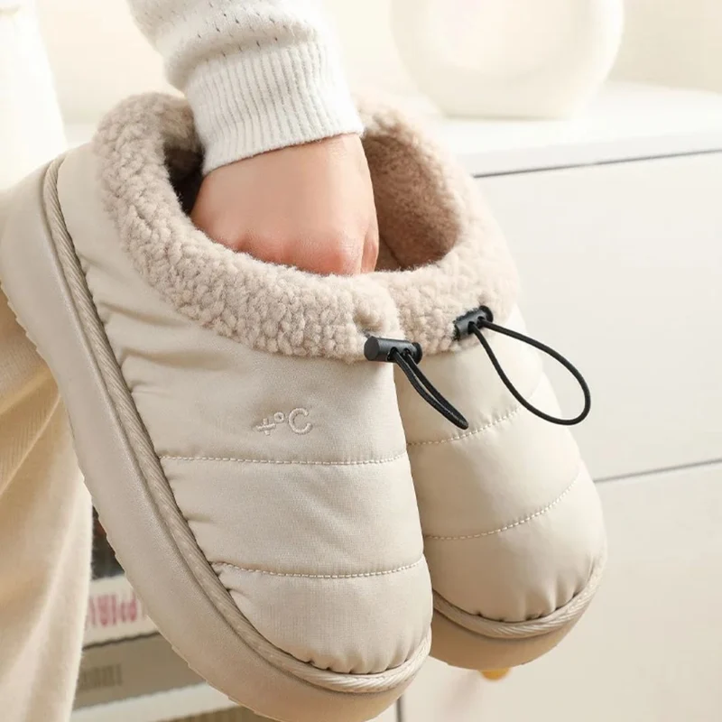 Pantoufles en Coton Duveteuses | Douse et Chaud