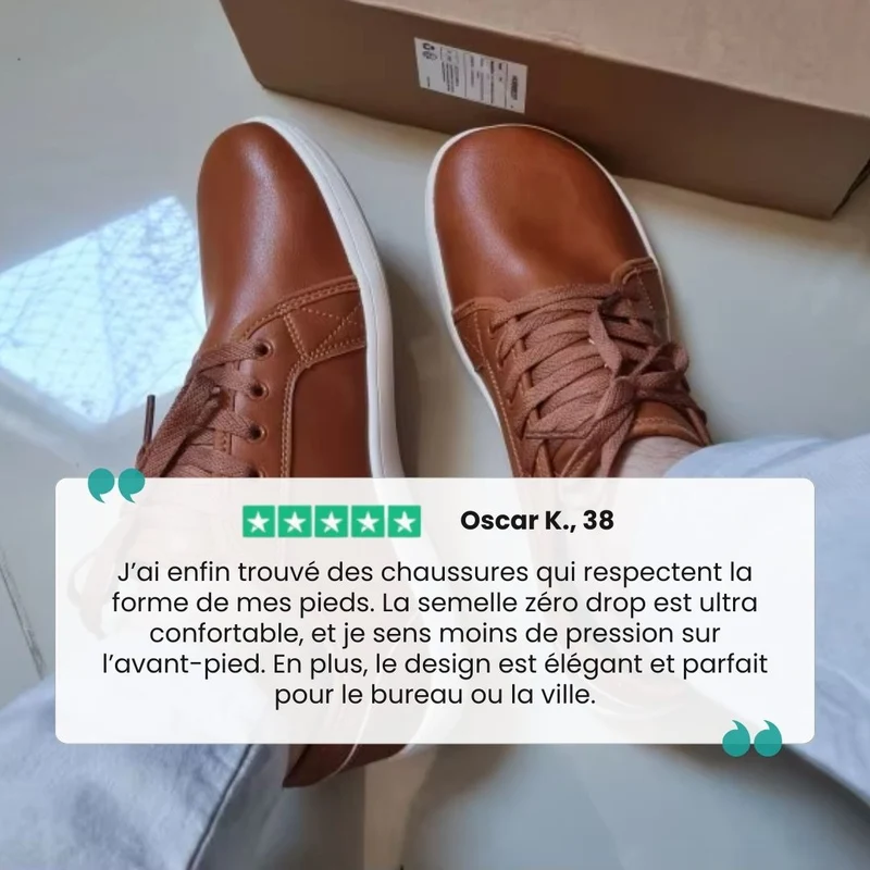 Chaussures Barefoot en Cuir | Élégance Pieds Nus