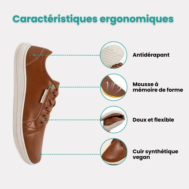 Chaussures Barefoot en Cuir | Élégance Pieds Nus