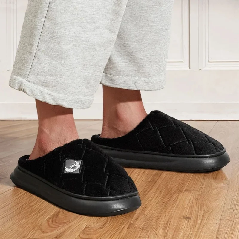 Pantoufles Orthopédique Homme | Plaid Fourrées & mémoire de forme