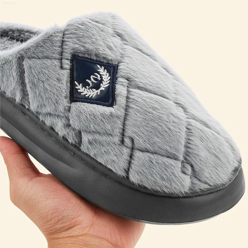 Pantoufles Orthopédique Homme | Plaid Fourrées & mémoire de forme