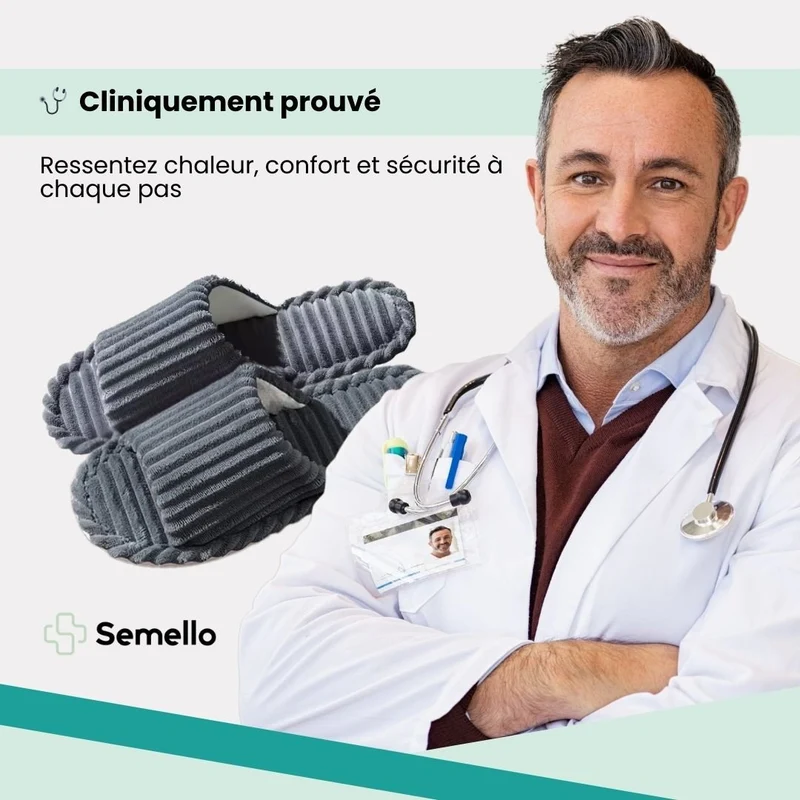 Pantoufles Automne et Hiver Antidérapantes d’intérieur