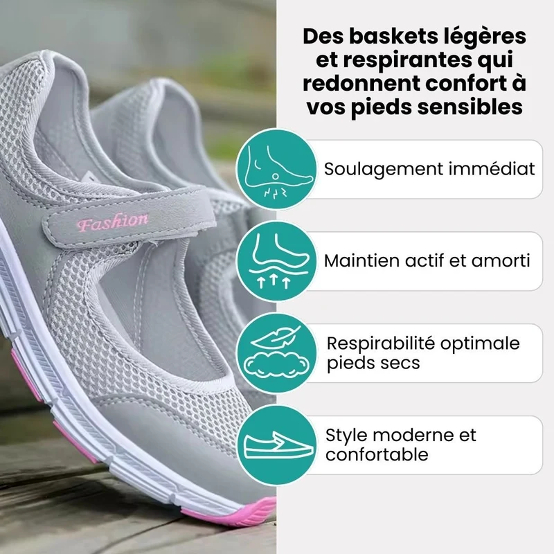 Baskets respirantes femme | Légèreté et maintien actif