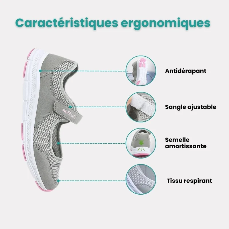 Baskets respirantes femme | Légèreté et maintien actif