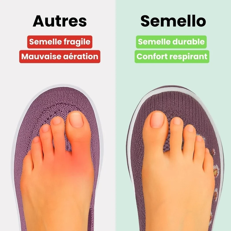 Chaussures à confort orthopédiques femme | Légèreté et maintien actif