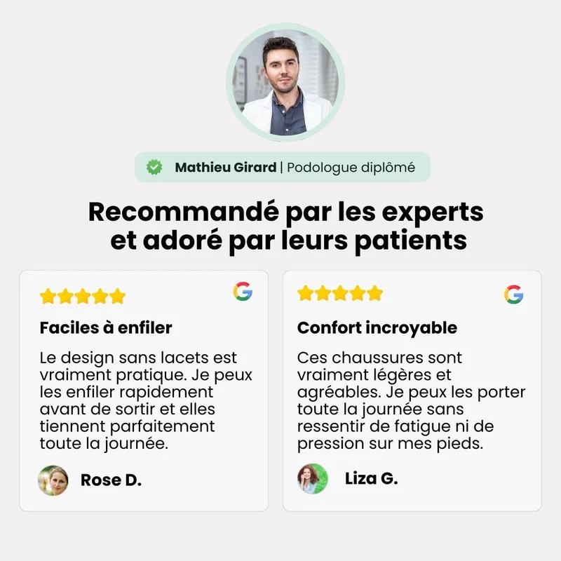 Chaussures à confort orthopédiques femme | Légèreté et maintien actif