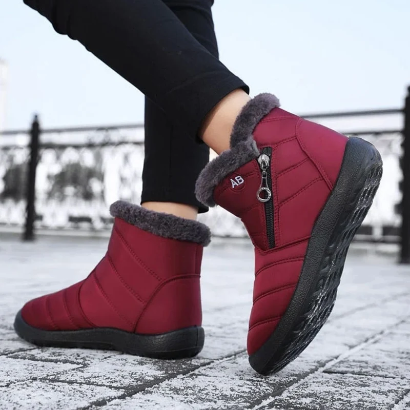 Bottes neige femme imperméables | Doublées et ultra chaudes