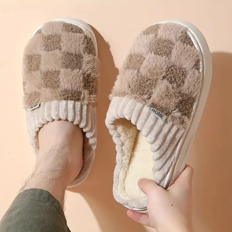 Pantoufles couple mémoire de forme | Duo cocooning