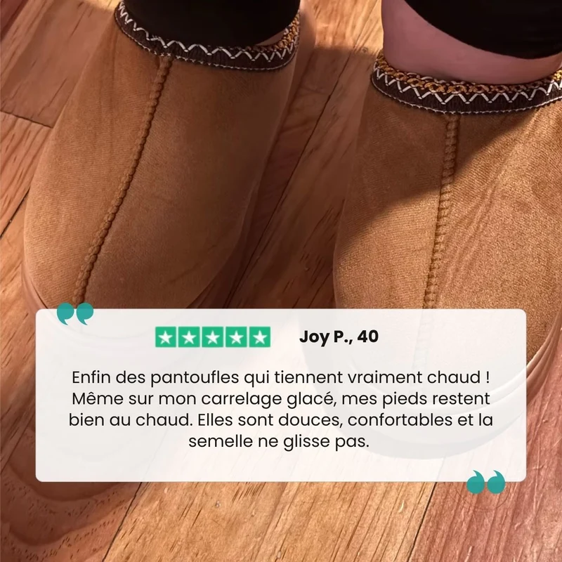 Pantoufles Orthopédique Moelleuses Automne-Hiver