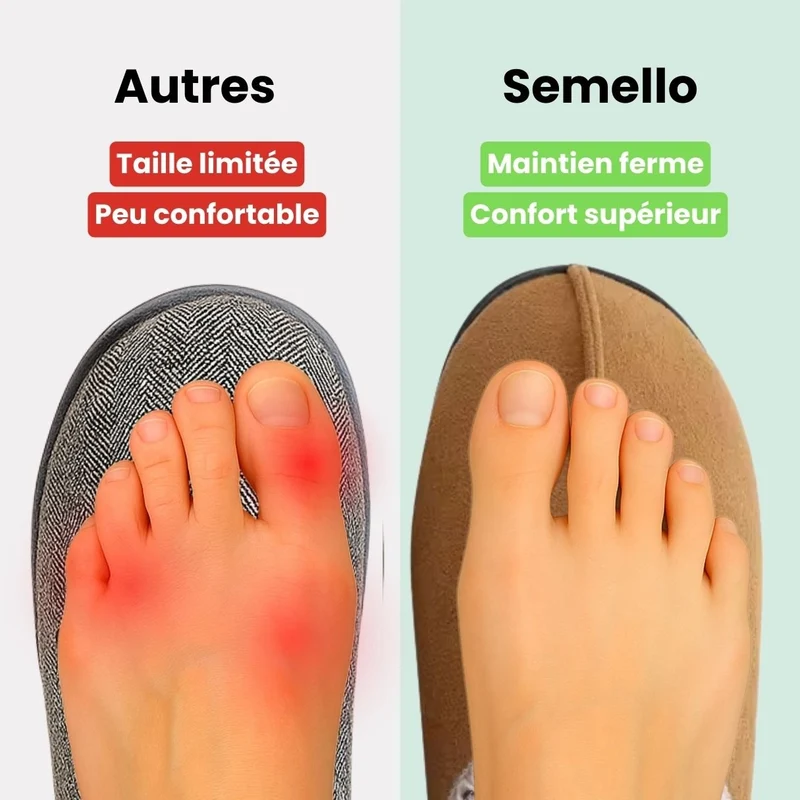 Pantoufles Orthopédique Moelleuses Automne-Hiver
