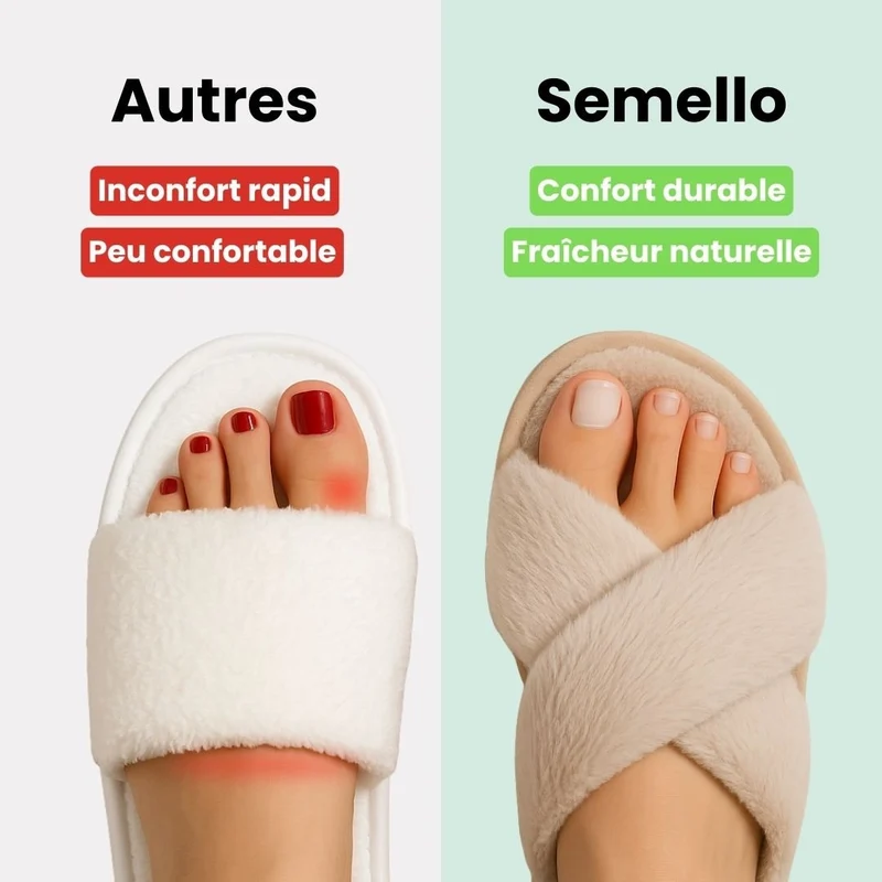 Pantoufles chaudes & moelleuses | Effet cocon immédiat