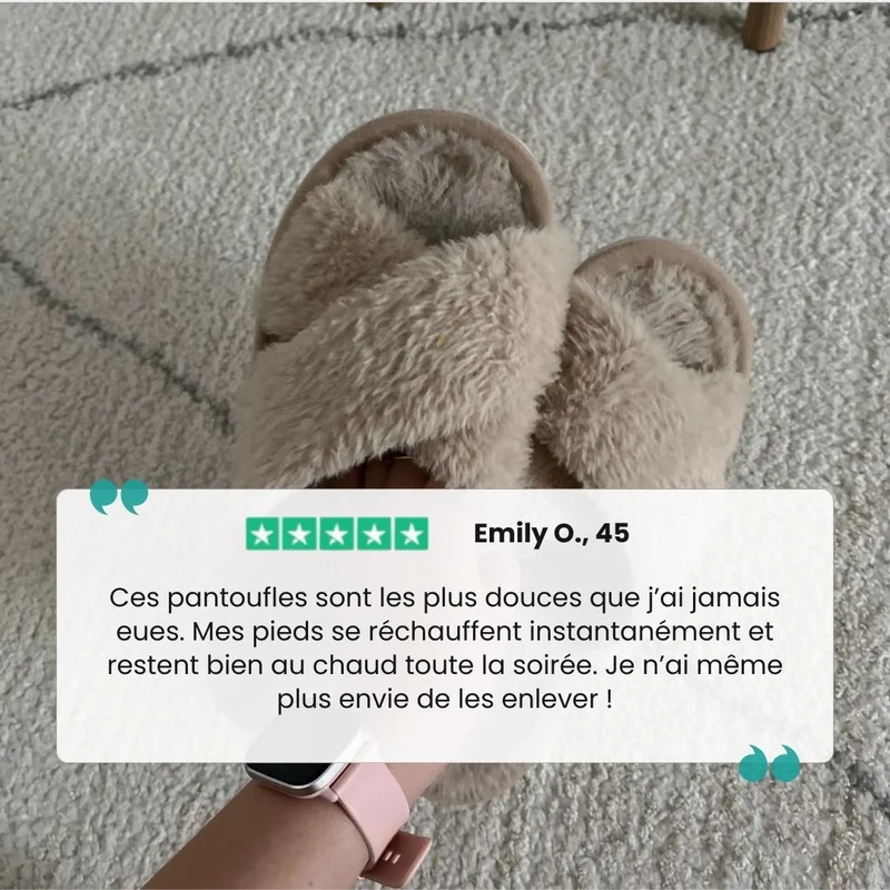 Pantoufles chaudes & moelleuses | Effet cocon immédiat