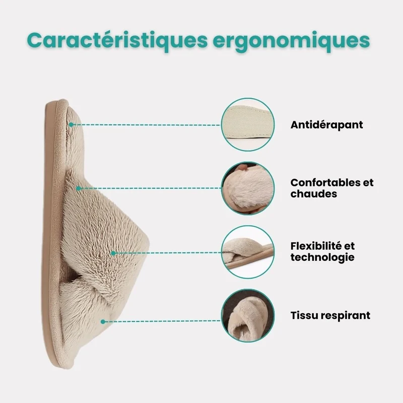 Pantoufles chaudes & moelleuses | Effet cocon immédiat