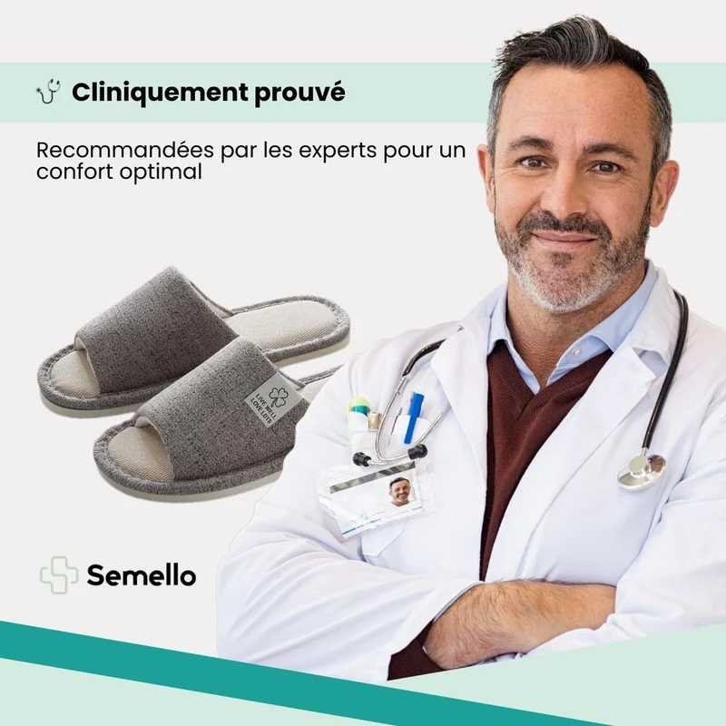 Pantoufles en lin respirant | Élégance et confort naturel
