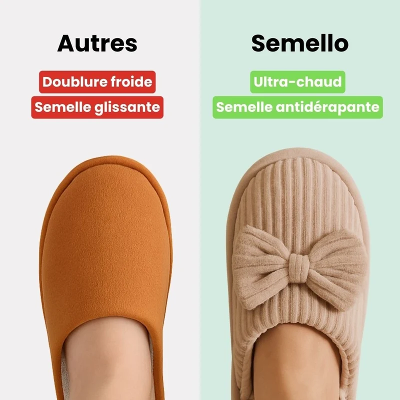 Pantoufles d'hiver chaudes et douces | Confort total à la maison
