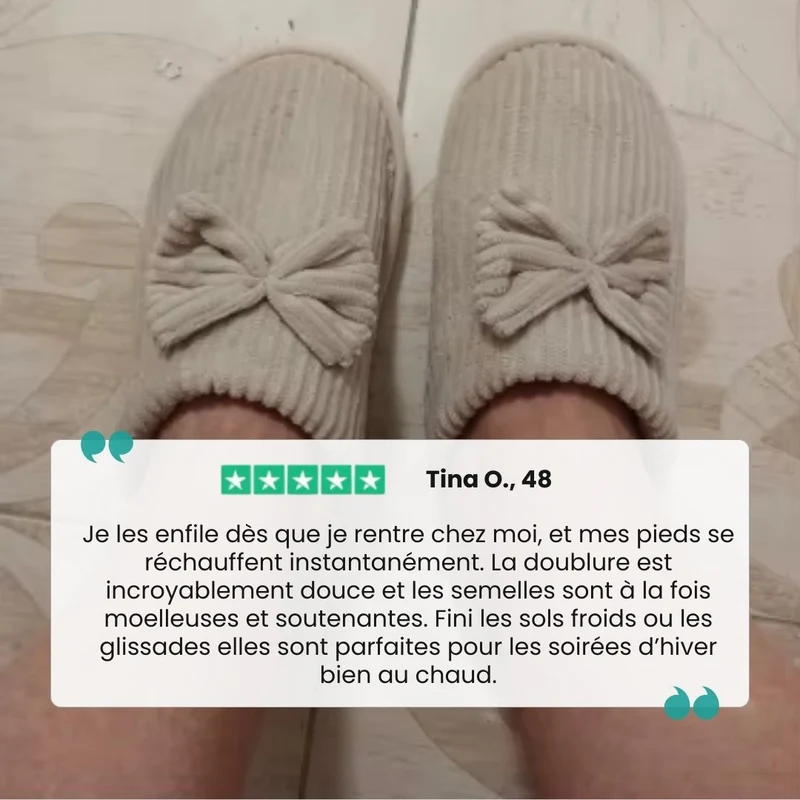 Pantoufles d'hiver chaudes et douces | Confort total à la maison