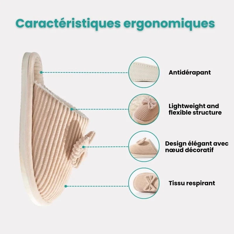 Pantoufles d'hiver chaudes et douces | Confort total à la maison