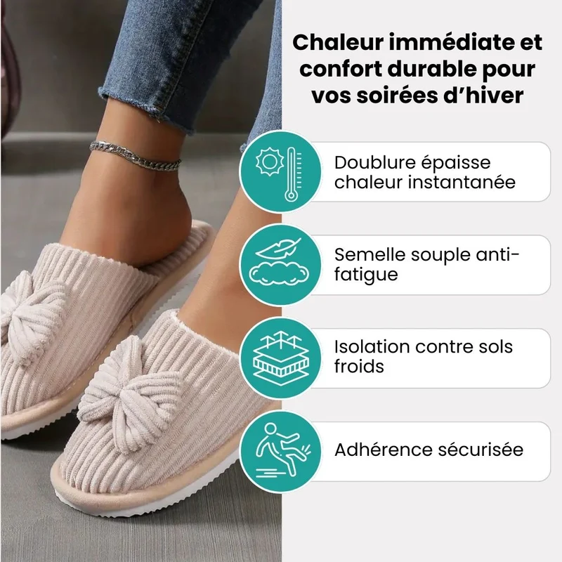 Pantoufles d'hiver chaudes et douces | Confort total à la maison