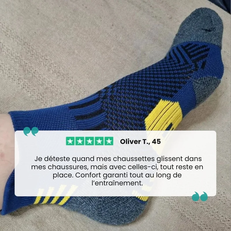 Chaussettes de sport homme | Renforts ciblés & performance