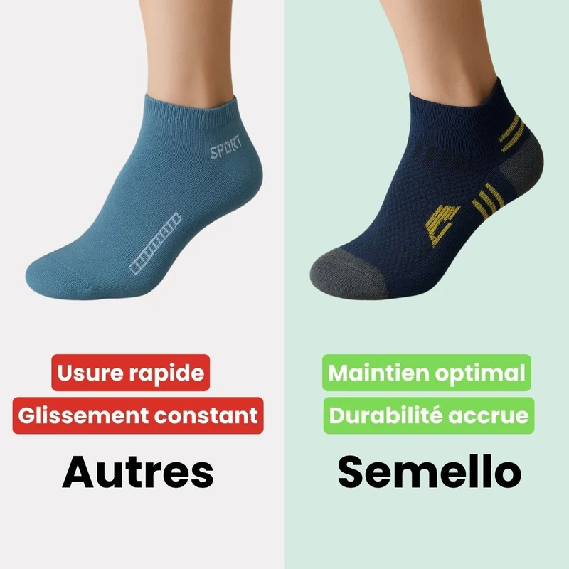 Chaussettes de sport homme | Renforts ciblés & performance