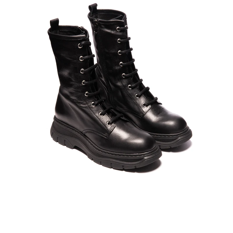 Robertson Black Leather