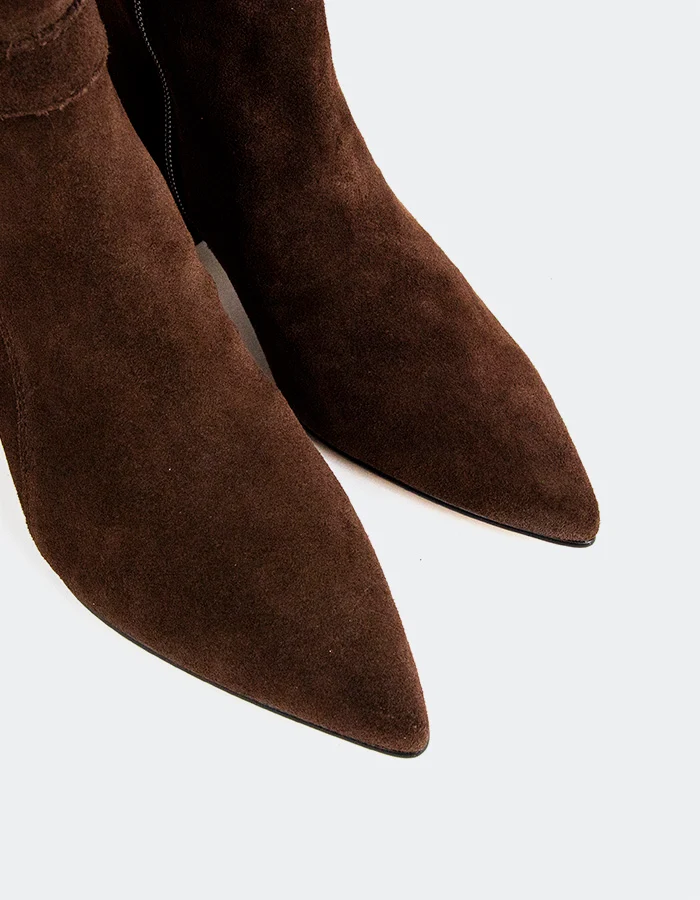 Caroline Brown Suede