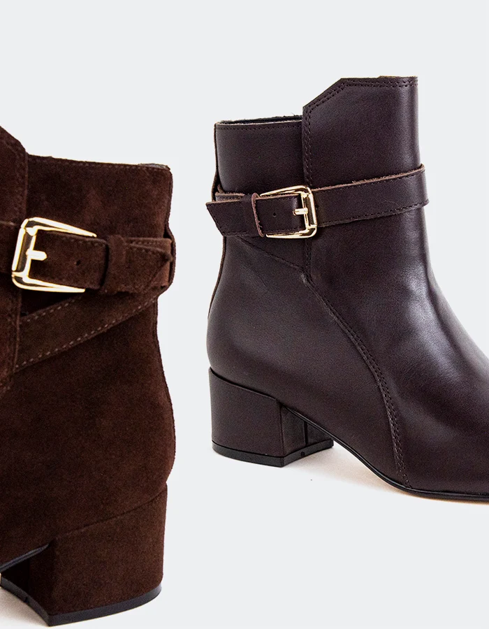 Caroline Brown Suede