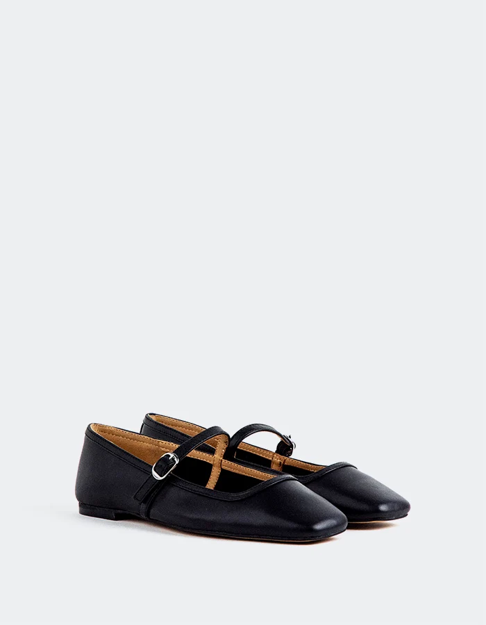 Auguste Black Leather
