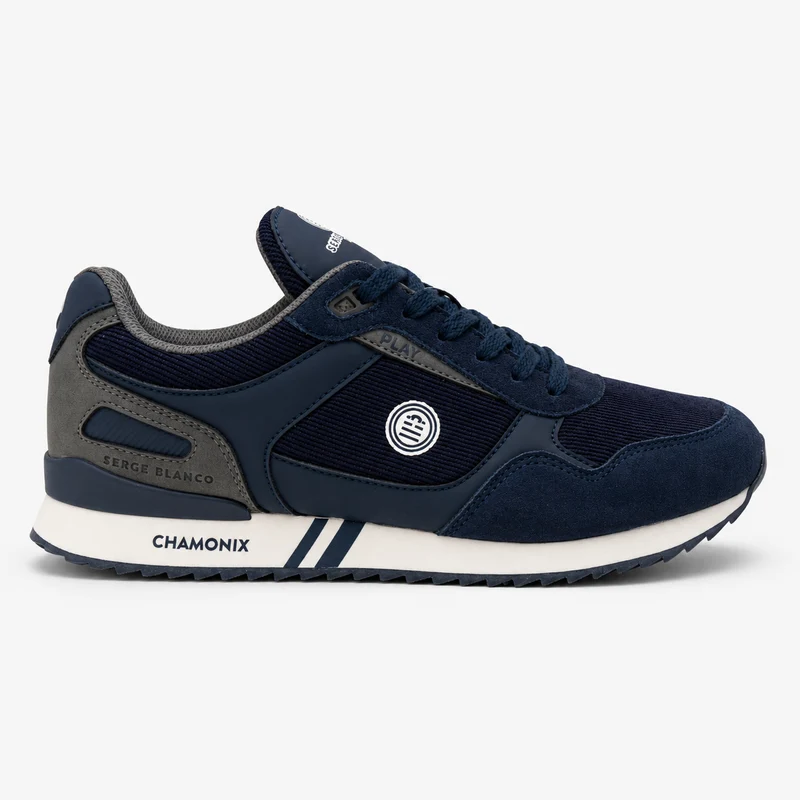 Sneaker Chamonix velours Bleu foncé