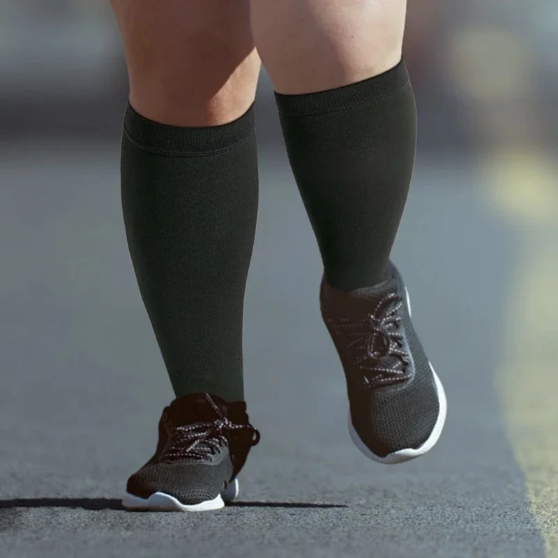 Chaussettes de Compression Ouvertes – Grand Format & Mollets Larges