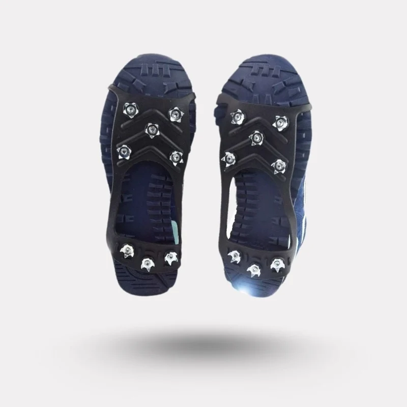 Crampons Antidérapants pour Chaussures – 8 Dents, Neige & Randonnée