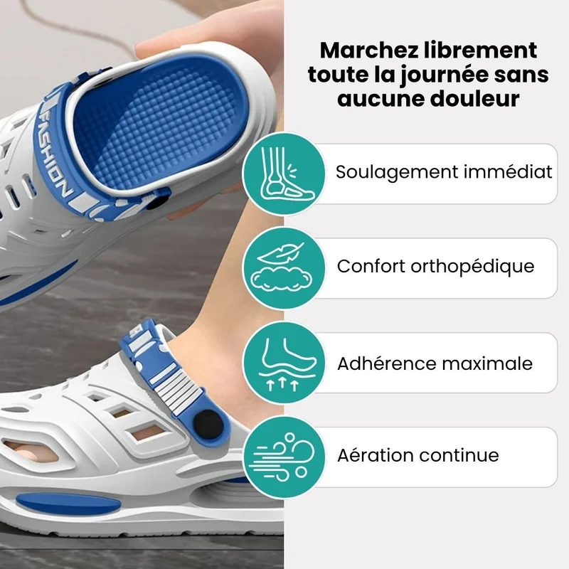Eyriphy™ – Sandales Respirantes Antidérapantes à Semelles Orthopédiques
