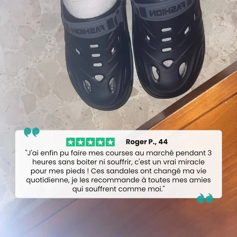 Eyriphy™ – Sandales Respirantes Antidérapantes à Semelles Orthopédiques