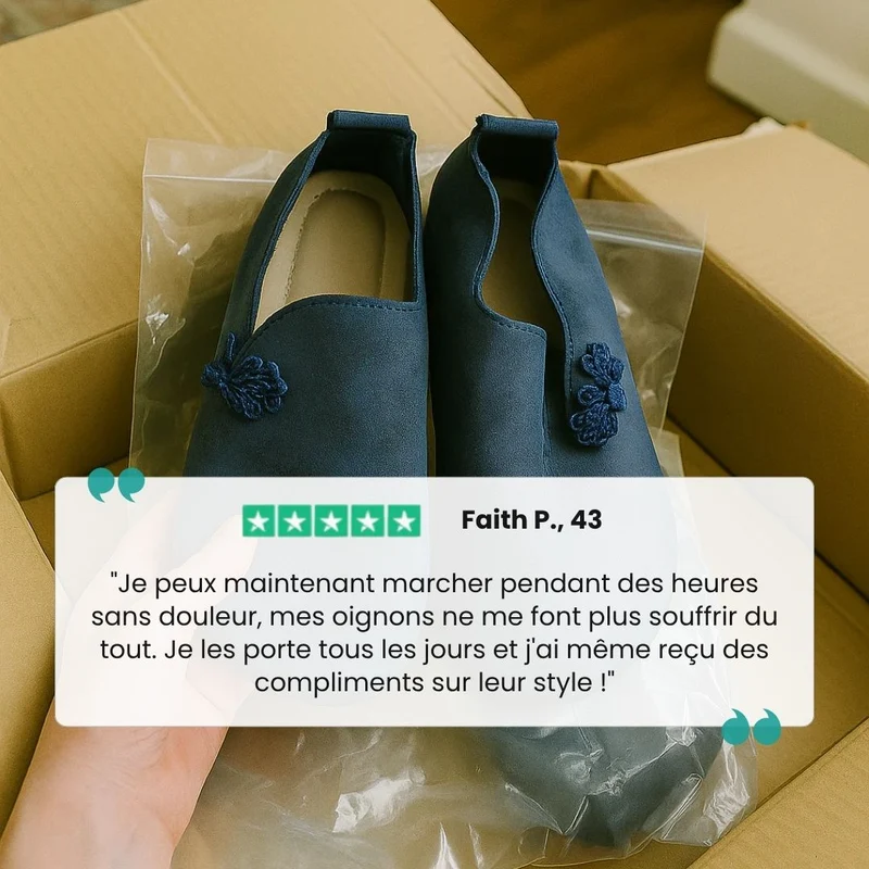 Elegia™ – Chaussures Orthopédiques Élégantes Avant-Pied Large