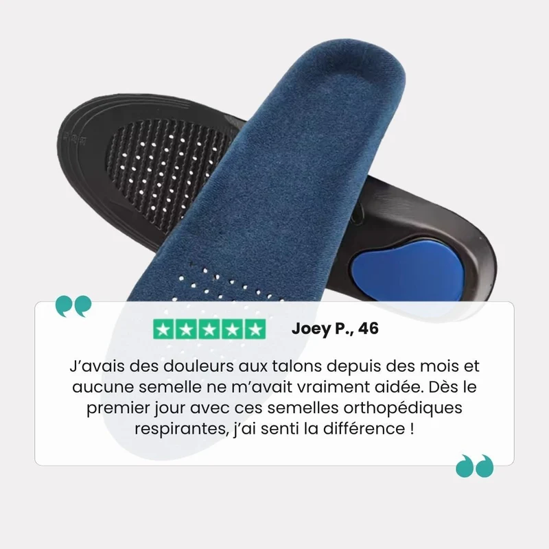 Semelles Orthopédiques Respirantes