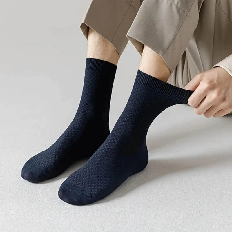 Chaussettes en bambou haute | Chaleur & Anti-odeurs